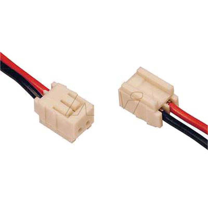 Molex 10-01-4024, 24AWG, Black 4.25"", Red 2.625"",Strip and tin 0.200"""