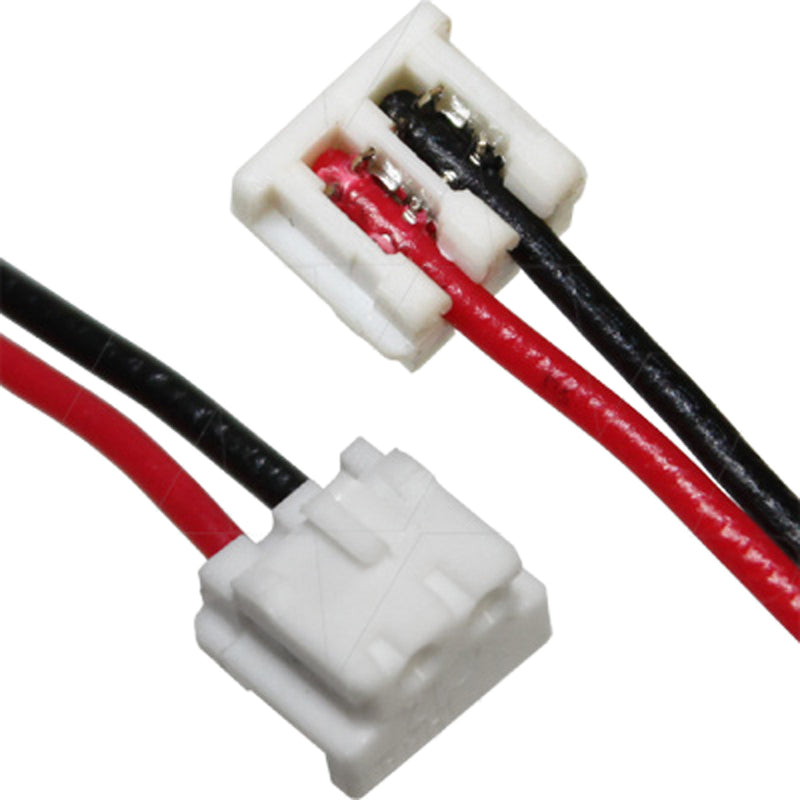 AMP Type 173977-2. 26AWG, Black 105mm, Red 65mm. 4.5mm Strip and tin.