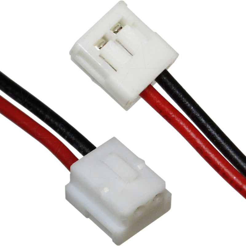 AMP Type 179228-2-2, 22awg, Black 125mm, Red 85mm Pin 1 Red