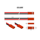 Futaba Red BEC Lead 150mm Male JST. PIN 1 = Red, PIN2 = Black.