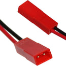 Futaba Red BEC Lead Female JST 22AWG Pin 1 Red - Pin 2 Black 300mm lead