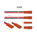 Futaba Red BEC Lead Female JST 22AWG Pin 1 Red - Pin 2 Black 300mm lead