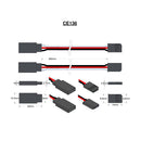 Futaba 300mm Extension Lead with male & female connector