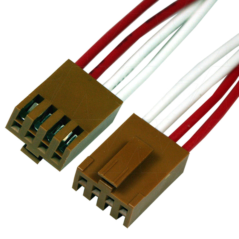 JAE IL-4S-S3L-N Male Type c-w 120mm 22AWG Leads