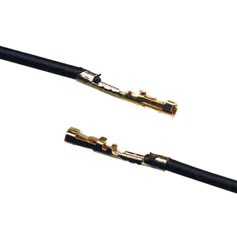 Misc Contact 4000-T, Black, 24AWG, 12.00" (300mm) Blunt Cut