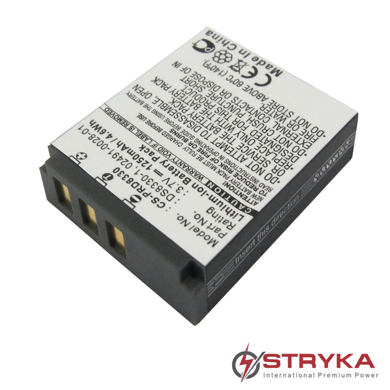 Stryka Battery to suit MEDION Traveler DC8300 3.7V 1250mAh Li-ion