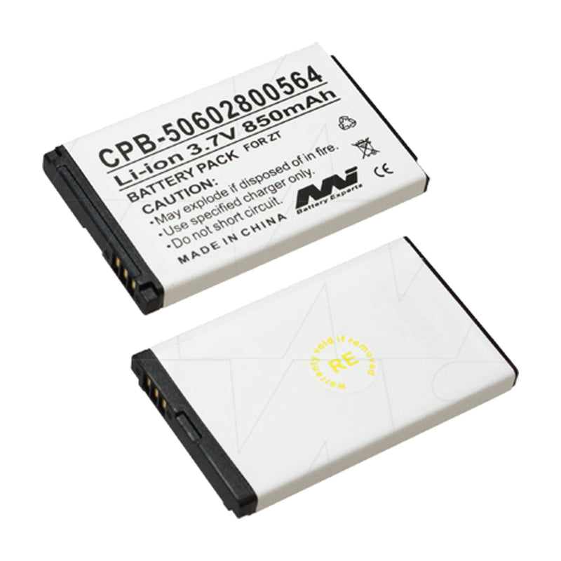 3.7V 850mAh LiIon Mobile Phone battery suit. for ZTE