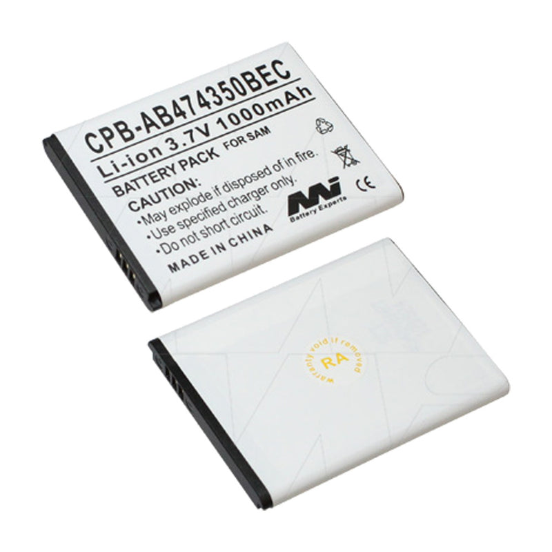 3.7V 1000mAh LiIon Mobile Phone battery suit. for Samsung