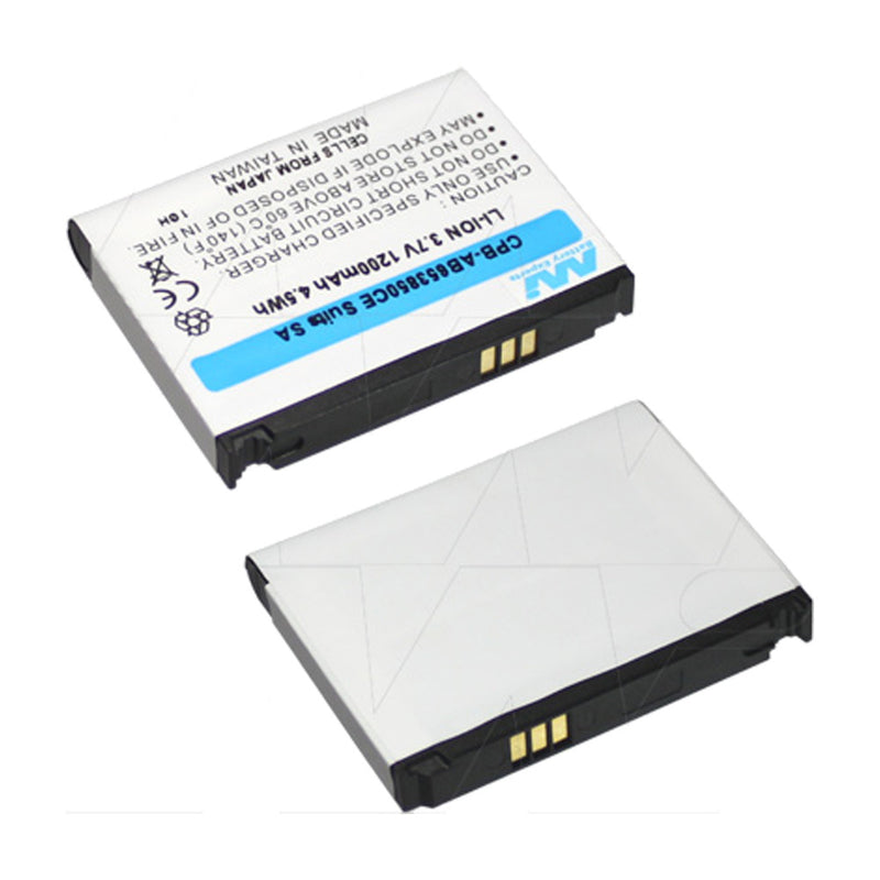 3.7V 1200mAh LiIon Mobile Phone battery suit. for Samsung