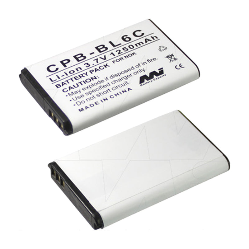 3.7V 1250mAh LiIon Mobile Phone battery suit. for Nokia