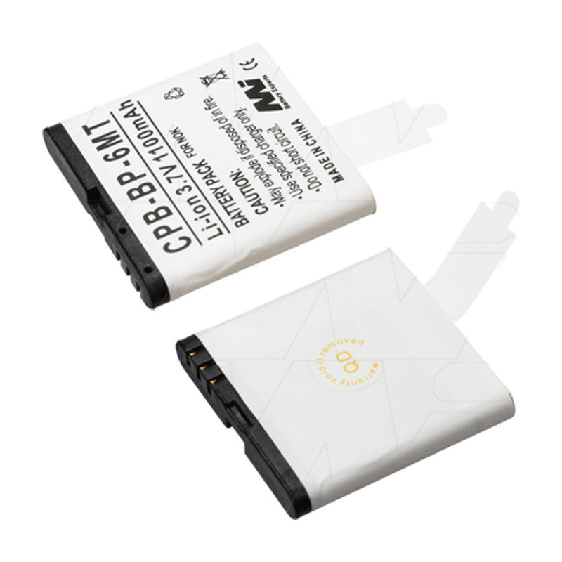 3.7V 1100mAh LiIon Mobile Phone battery suit. for Nokia