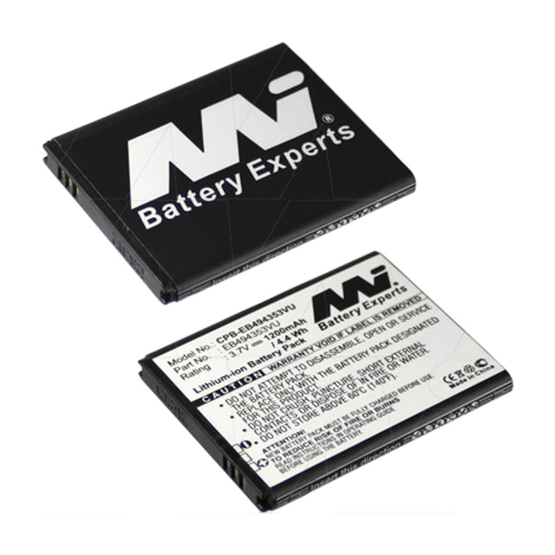3.7V 1200mAh LiIon Mobile Phone battery suit. for Samsung