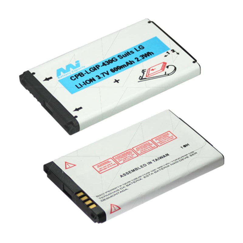3.7V 650mAh LiIon Mobile Phone battery suit. for LG