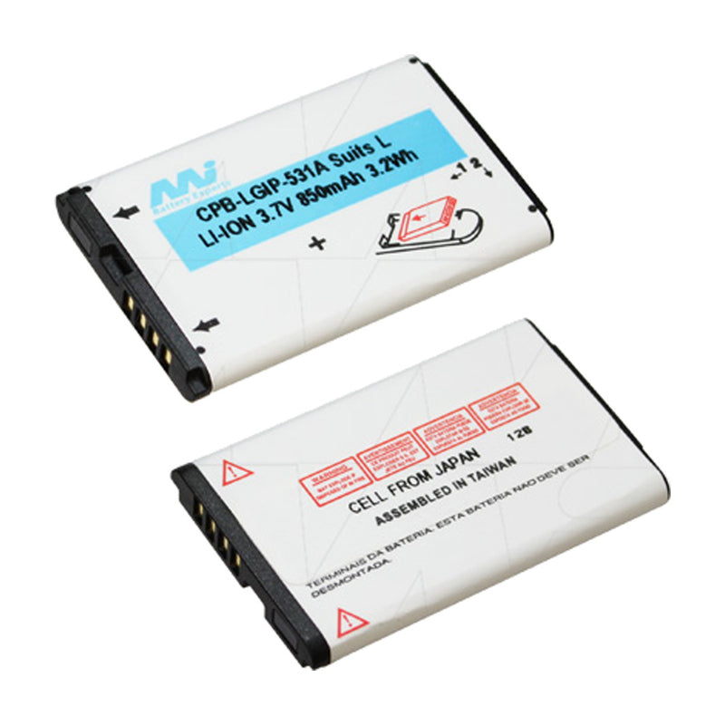 3.7V 850mAh LiIon Mobile Phone battery suit. for LG