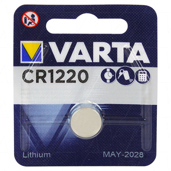 Varta CR1220 3V Lithium Coin Cell Blister of 1