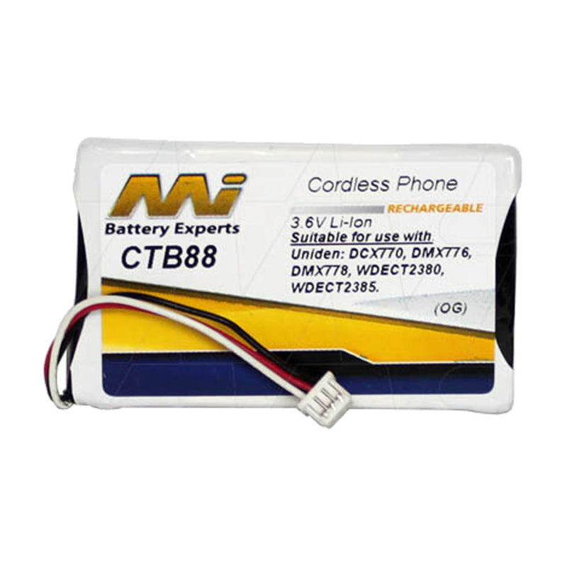 3.6V LiIon Cordless Phone battery suit. for Uniden