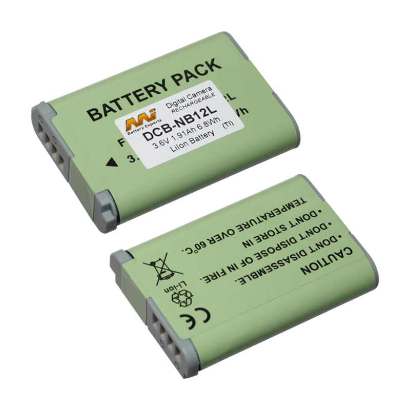 3.6V 1910mAh LiIon Digital Camera battery