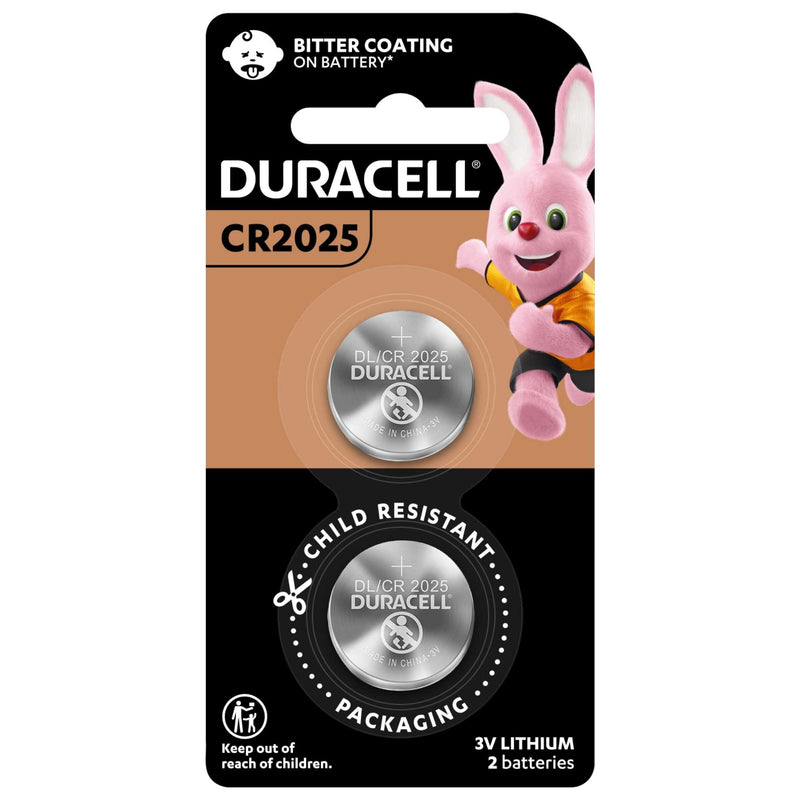 Duracell CR2025 Button Cell twin pack