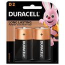 Duracell Coppertop D Alkaline Batteries 2 Pack 