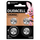 Duracell Specialty 2032 3V Lithium Coin Battery 4 Pack DL2032