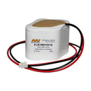 Emergency Lighting Battery Pack for Pierlite - Luxalite 99010318 2x2 D cells offset (rhombus) pack.