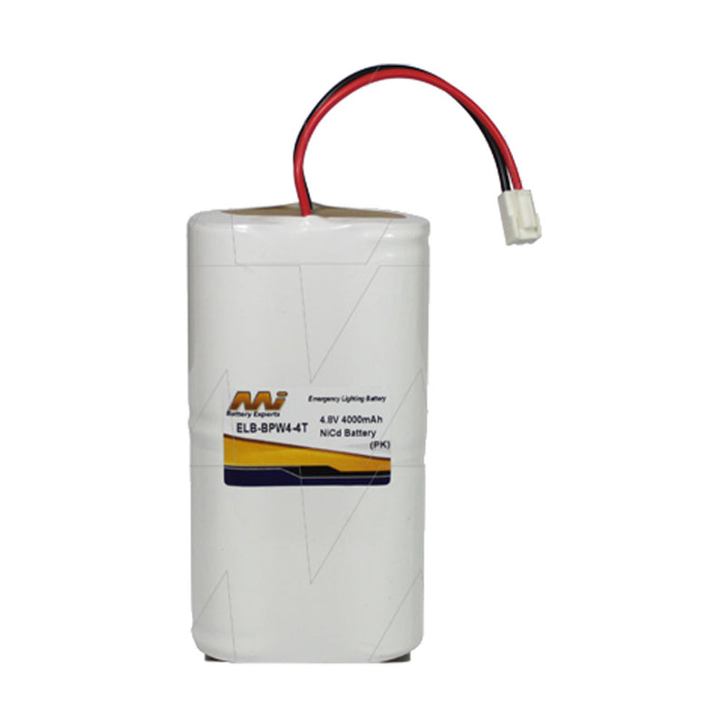 Emergency Lighting Battery Pack for Legrand HPM Minitronics 4 VTD 70, D-D4000HX4, BPW4-4T
