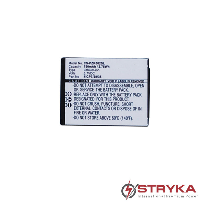 Stryka Battery to suit PARROT ZIK 2.0-3.0 3.7V 750mAh Li-ion