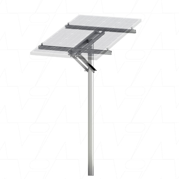 Ezrack Postmount 1-A KIT Solar Panel Mounting System for 1 panel up to 1650x1000mm in size