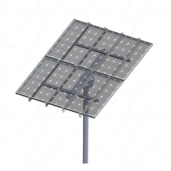 Ezrack Postmount 2-A XL KIT Solar Panel Mounting System for 2 panels up to 2100x1100mm in size