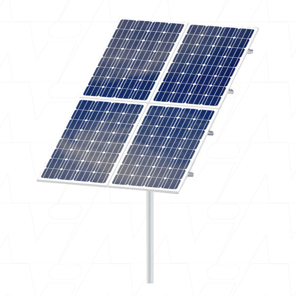 Ezrack Postmount 4-A KIT Solar Panel Mounting System for 4 panels up to 1650x1000mm in size