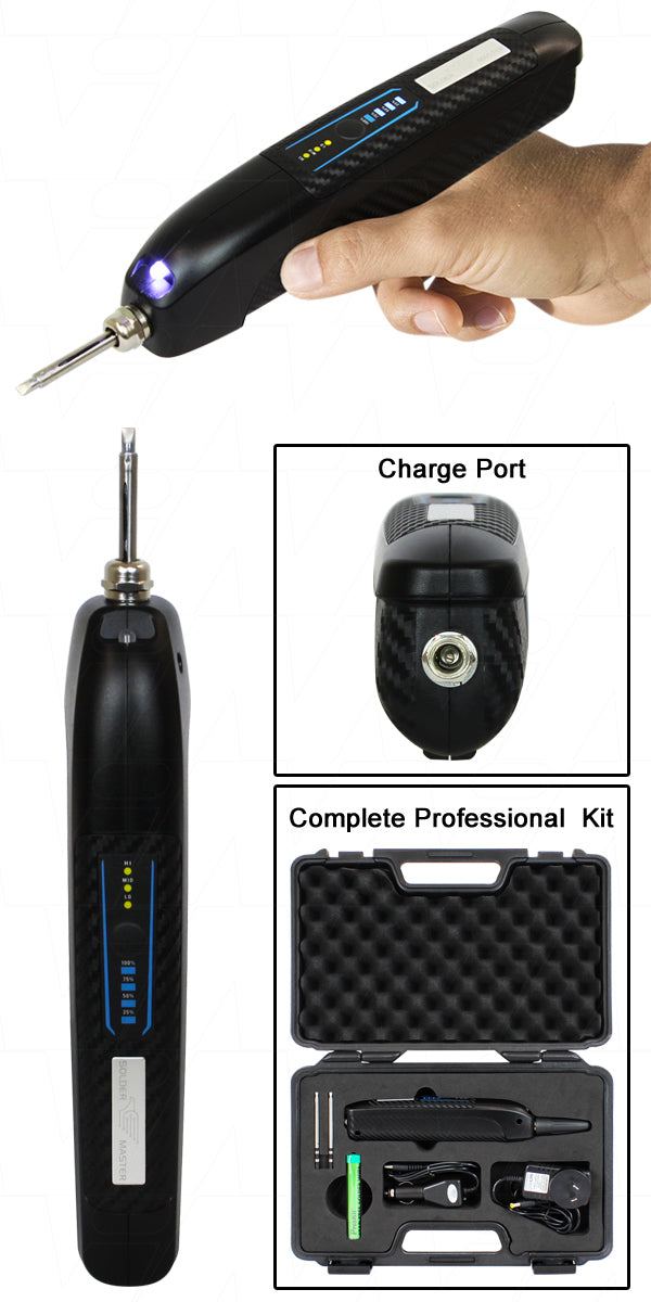 Lithium Ion Powered Cordless Soldering Iron Kit