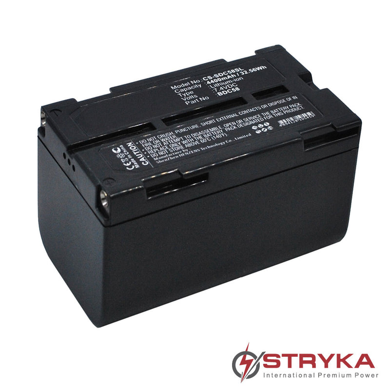 Stryka Battery to suit SOKKIA BDC-58 7.4V 4400mAh Li-ion