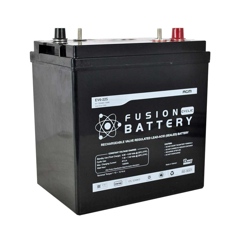 Fusion 6V 1035CCA EV6-225 Electric Vehicle series Battery