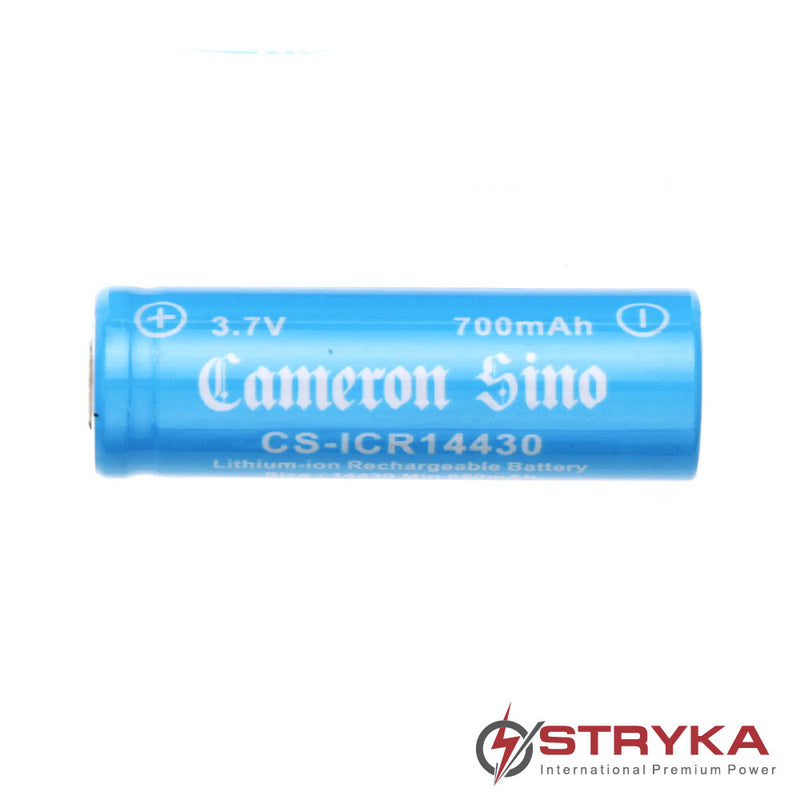 Cameron Sino ICR14430 3.7V 700mAh No IC Pk1 Battery Flat Top