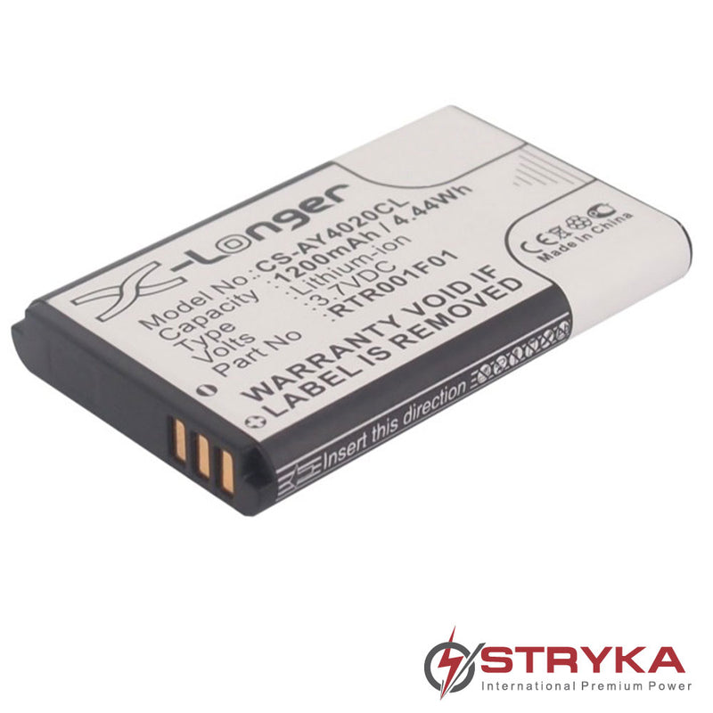 Stryka Battery to suit Alcatel 8232 DECT 3.7V 1200mAh Li-ion