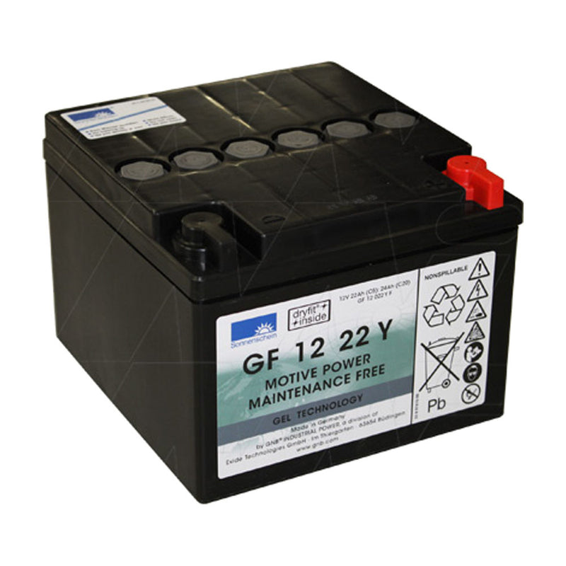 GF12022YF 12V 24Ah Sonnenschein Gel type Dedicated Cyclic SLA Battery