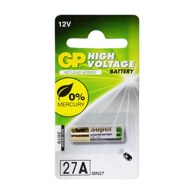 GP 27A 12V 18mAh Alkaline Battery