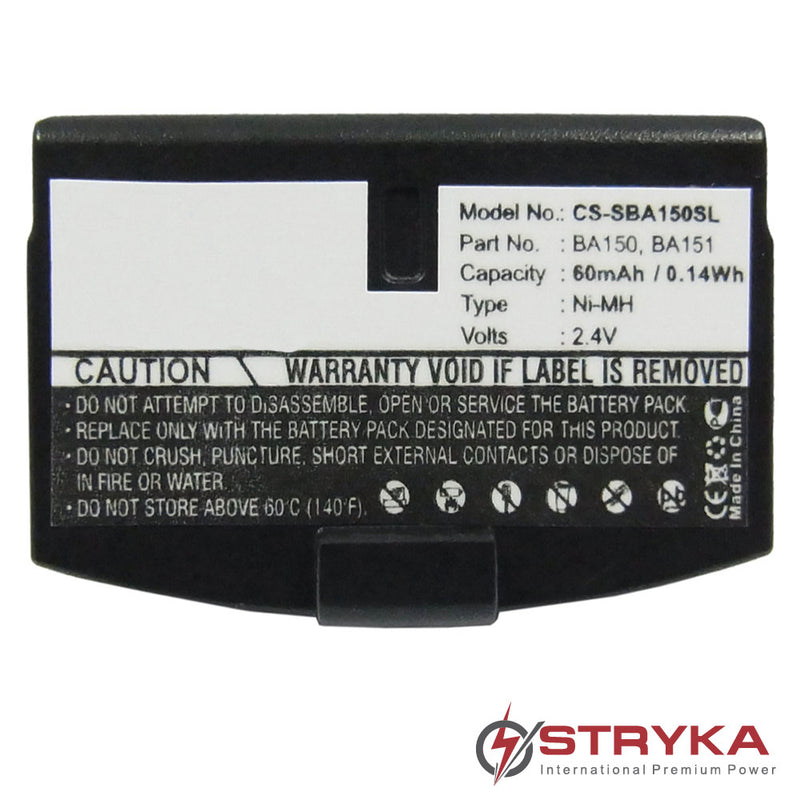 Stryka Battery to suit SENNHEISER RI250 2.4V 60mAh NiMH