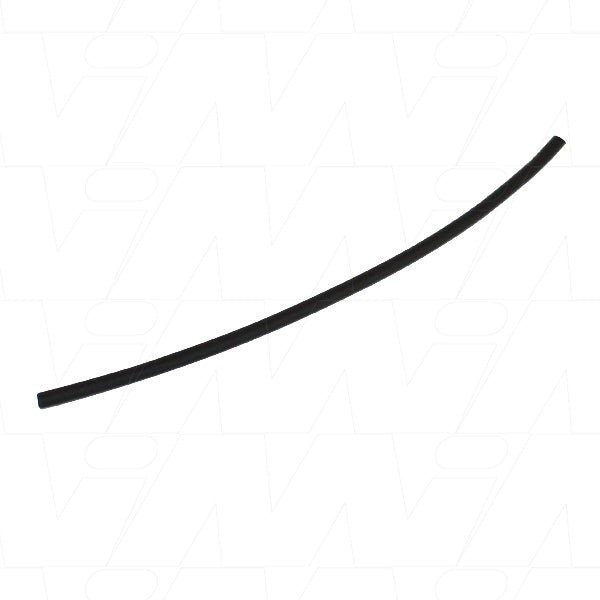 Polyolefin Black Heatshrink 1.5mm diameter (3mm LFS) 2:1 Shrink Ratio