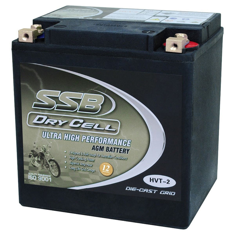 HVT-2 Ultra High Performance AGM Motorcycle Battery