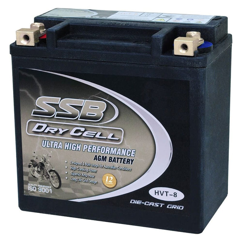 HVT-8 Ultra High Performance AGM Motorcycle Battery