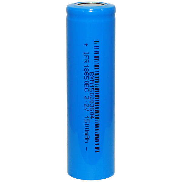 3.2V 18650 size 1.5Ah cylindrical LiFePO4 High Energy Cell