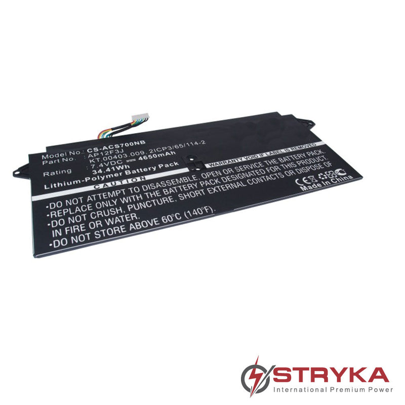 Stryka Battery to suit ACER Aspire S7 13" 7.4V7650mAh Li-Pol