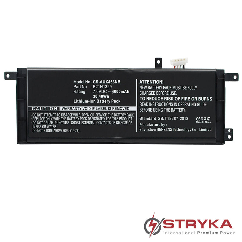 Stryka Battery to suit ASUS F553M 7.6V 4000mAh Li-ion