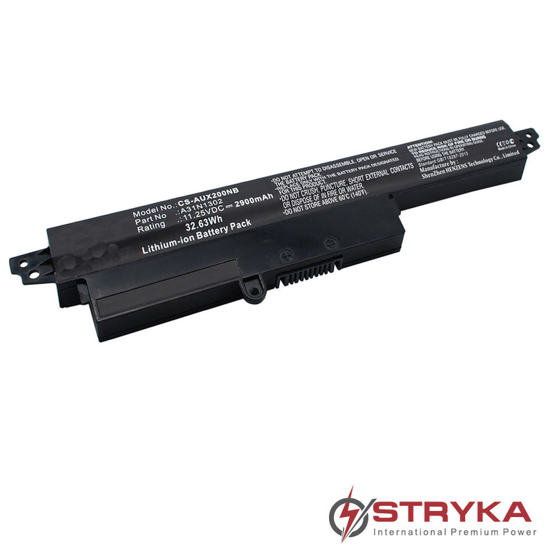 Stryka Battery to suitASUS A31N1302 11.25V 2900mAh Li-ion