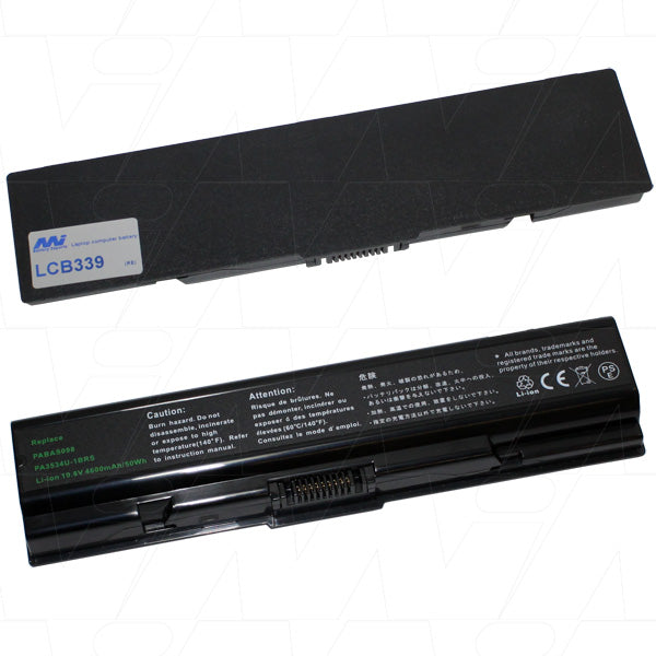 10.8V 50Wh / 4600mAh LiIon Laptop battery suit. for Toshiba