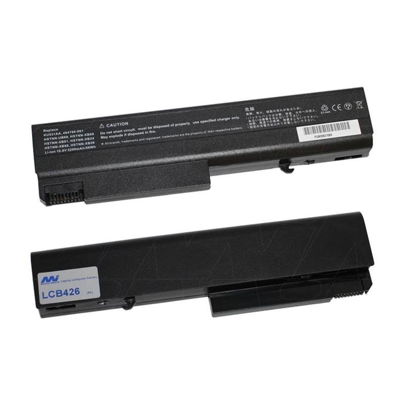 10.8V 56Wh - 5200mAh LiIon Laptop battery suit. for HP