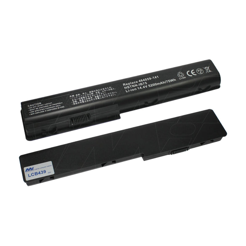 14.4V 75Wh - 5200mAh LiIon Laptop battery suit. for HP