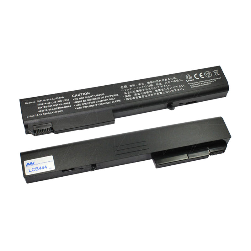 14.4V 75Wh - 5200mAh LiIon Laptop battery suit. for HP