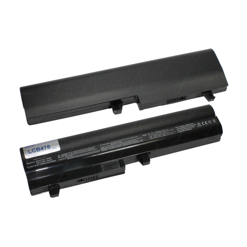 10.8V 56Wh - 5200mAh LiIon Laptop battery suit. for Toshiba